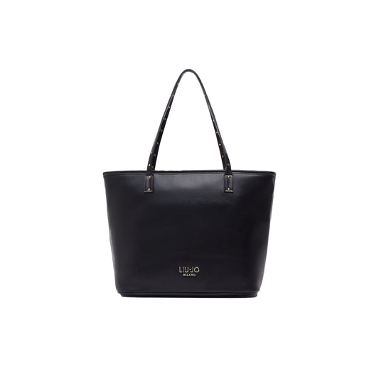 Borsa tote media Donna Nero
