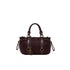 Borsa bauletto Donna in microfibra bordeaux