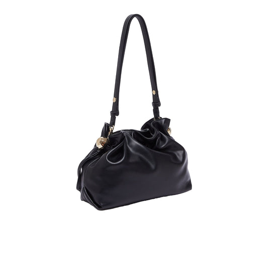 Borsa a spalla media Donna Riccy Nero retro