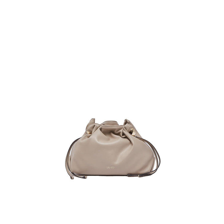Borsa a spalla media Donna Riccy Beige