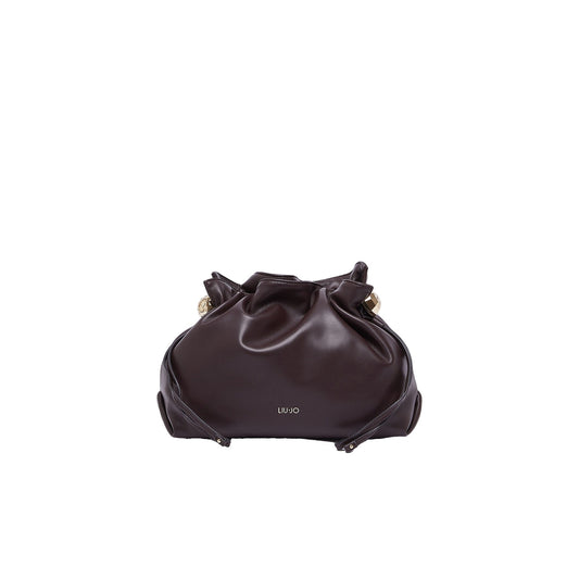 Borsa a spalla media Donna Riccy Bordeaux