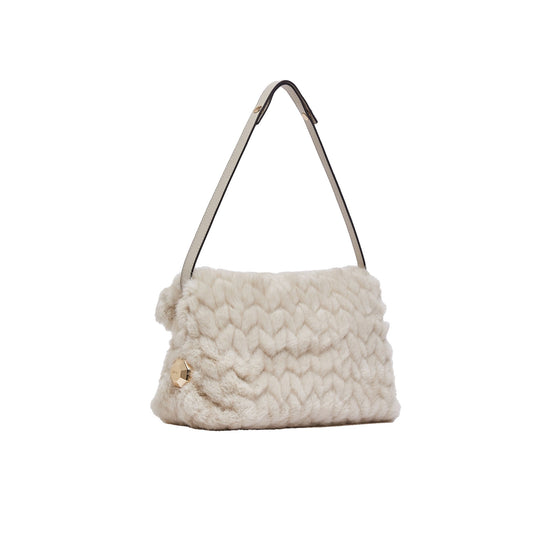 Borsa Donna Riccy in pelliccia sintetica retro