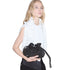 Borsa piccola Riccy con strass all over nero