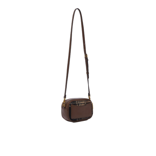 Borsa piccola a tracolla Donna motivo check retro