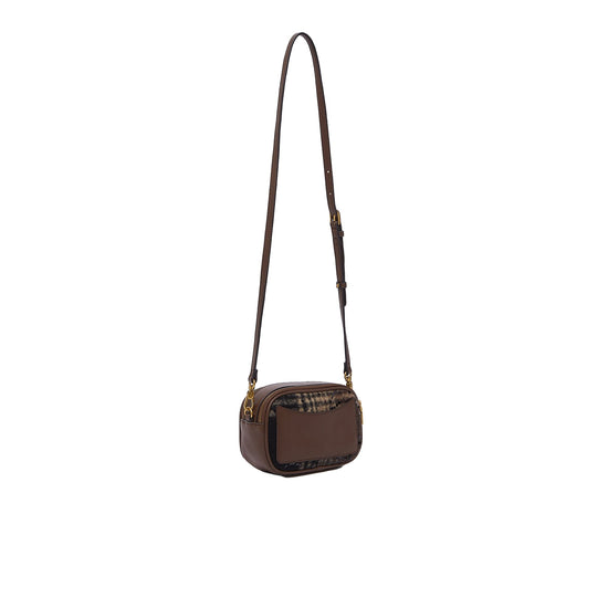 Borsa piccola a tracolla Donna motivo check retro