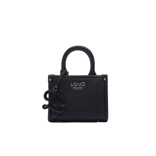 Borsa mini Donna con tracolla jacquard Nero