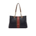 Borsa Tote Donna con logo embossed Nero