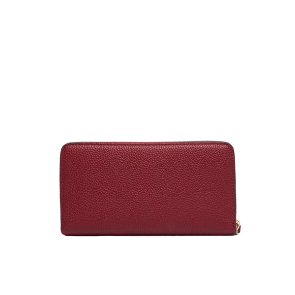 Portafoglio grande Donna con charm logo rosso retro