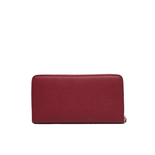 Portafoglio grande Donna con charm logo rosso retro