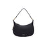 Borsa Hobo Donna media con dettagli zip Nero