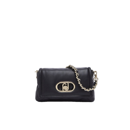 Borsa Donna LaPuffy media Nero con logo