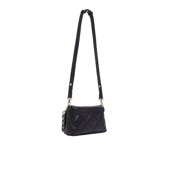 Borsa Donna LaPuffy media Nero con logo retro