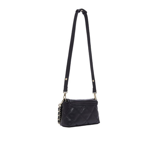 Borsa Donna LaPuffy media Nero con logo retro