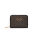 Portafoglio piccolo Donna design logato marrone