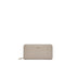 Portafoglio grande Donna con zip Beige