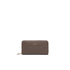 Portafoglio grande Donna con zip Marrone