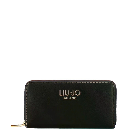 Portafoglio Donna in similpelle nero