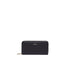 Portafoglio grande Donna monogram debossed Nero