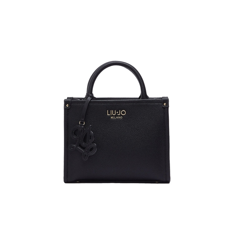 Borsa a mano piccola Donna con charm Nero