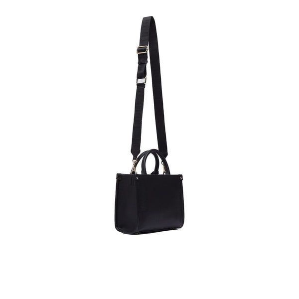 Borsa a mano piccola Donna con charm Nero, con tracolla, retro