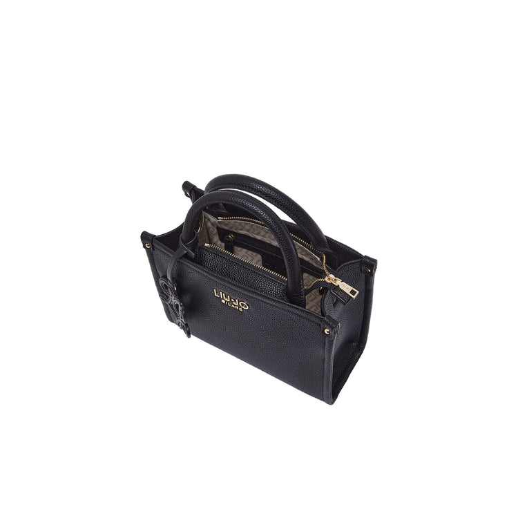 Borsa a mano piccola Donna con charm Nero