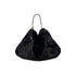 Borsa monospalla Donna in pelliccia nero