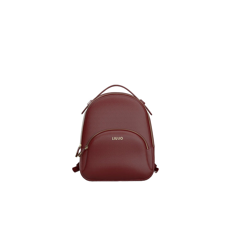 Zaino Donna effetto bottalato rosso