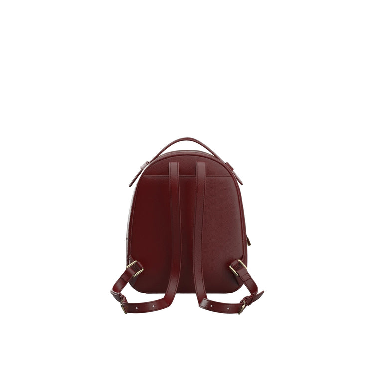 Zaino Donna effetto bottalato rosso retro