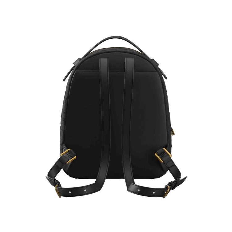 Zaino Donna con logo a rilievo Nero retro