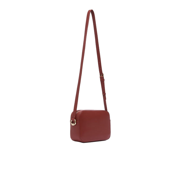 Borsa a tracolla media da Donna Rosso retro