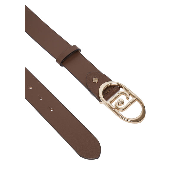 Cintura Donna in pelle marrone