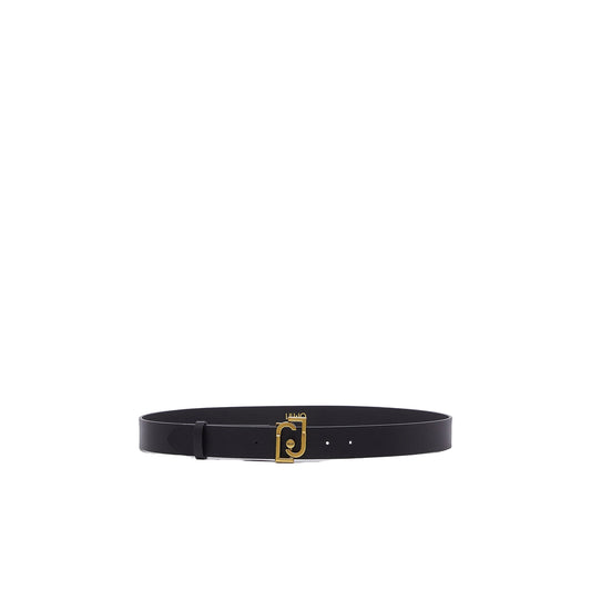 Cintura nera Donna con logo monogram