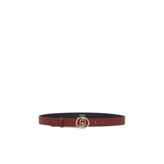 Cintura Donna con logo tondo Rosso
