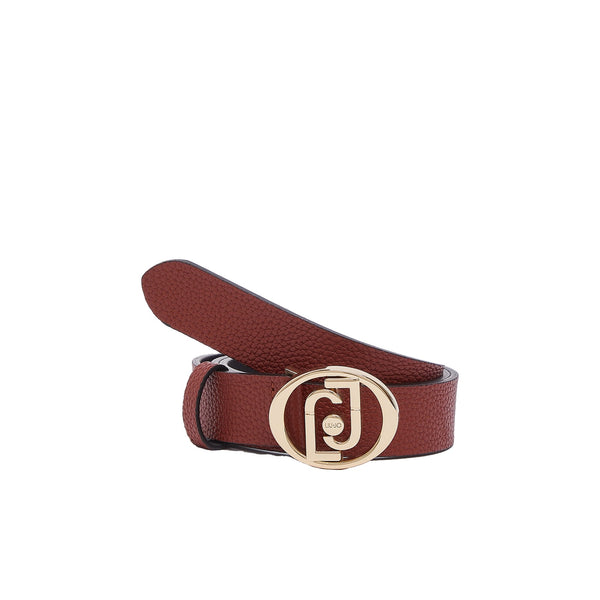 Cintura Donna con logo tondo Rosso