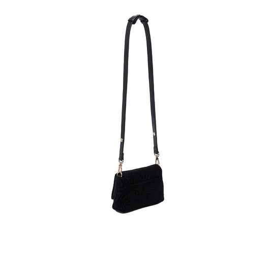 Borsa piccola Donna LaPuffy in pizzo nero retro, con tracolla 