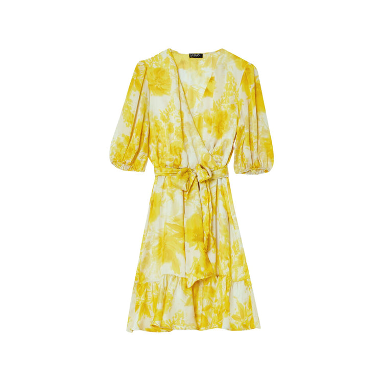 Women's dress with floral pattern