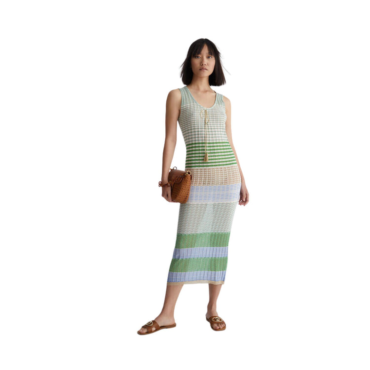 Women's long knitted dress