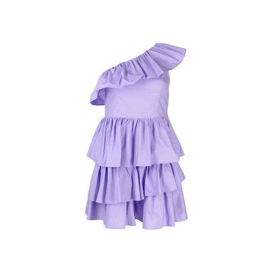 Robe femme asymétrique à volants