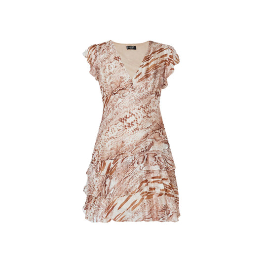 Abito Donna corto con stampa pitonata