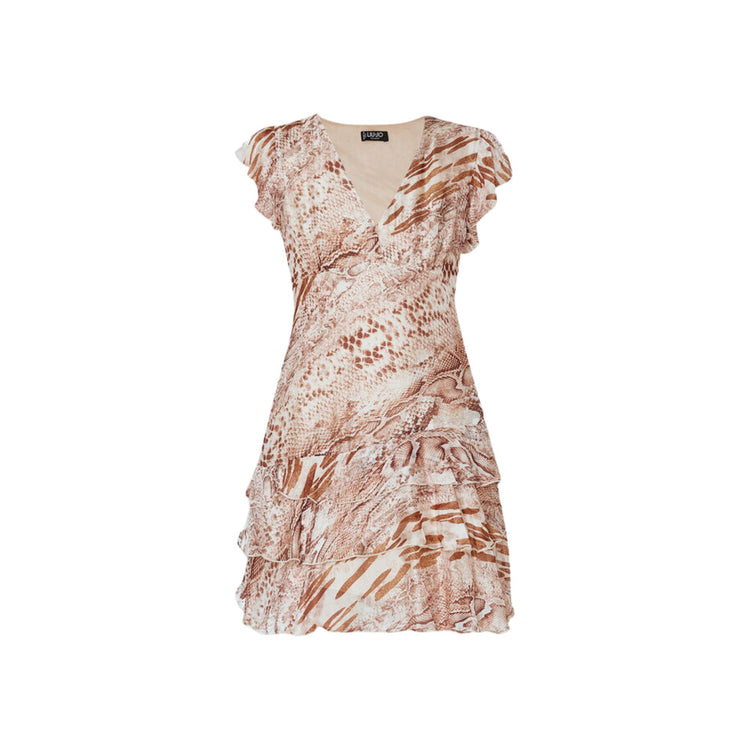Abito Donna corto con stampa pitonata