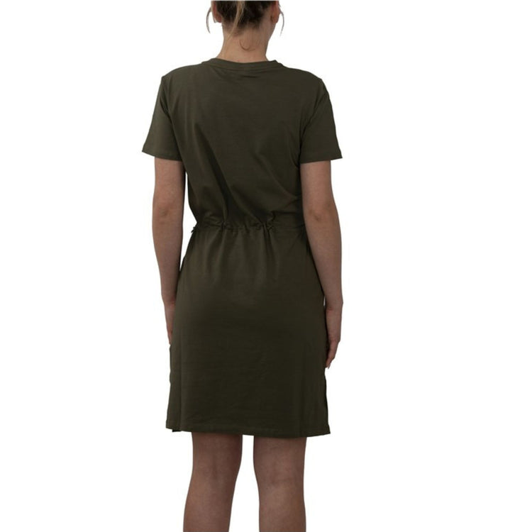 Robe femme en tissu à manches courtes