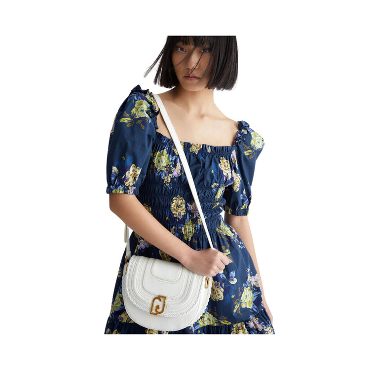 Women's dress with all-over floral print