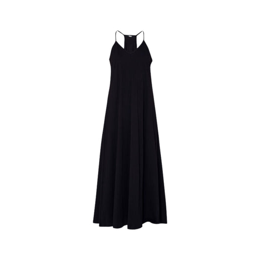 Robe longue femme avec étoile et logo au dos