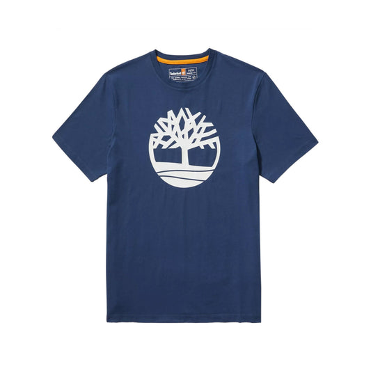 T-shirt Uomo con Logo Albero Kennebec River Blu