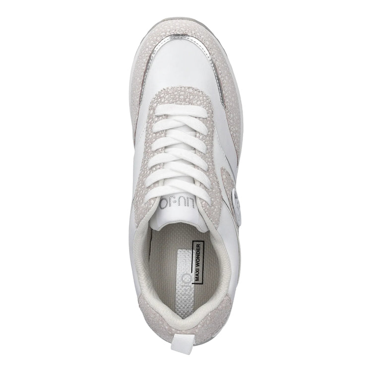 Sneakers Donna con plateau Bianco