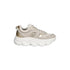 Sneakers Donna Beige con dettagli strass