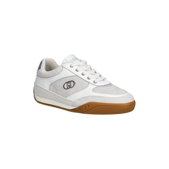 Sneakers basse Donna inserto argento