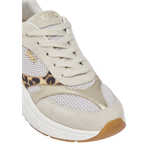 Sneakers Donna con dettagli animalier dettaglio punta