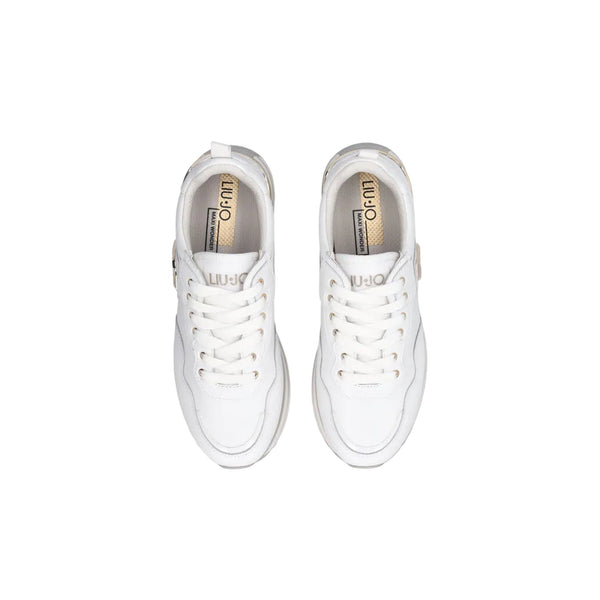 Sneakers Donna Maxi Wonder Bianco con platform
