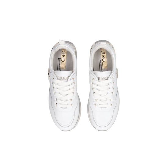Sneakers Donna Maxi Wonder Bianco con platform
